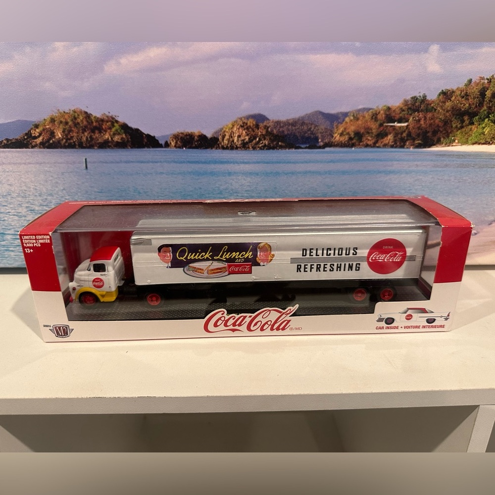 Coca-Cola Quick Lunch Truck with Red and Silver